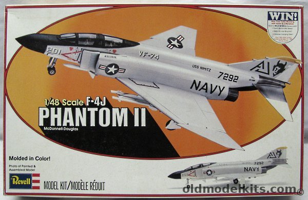 Revell 1/48 McDonnell-Douglas F-4J Phantom II - US Navy VF-74 USS Nimitz, 4501 plastic model kit